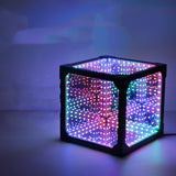 Thousand Mirrors 3D Lamp Magic Cube Gaming Room Decorative Ambient LED Lights